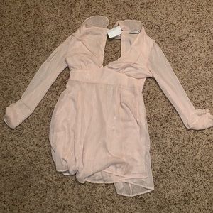 LUSH champagne dress